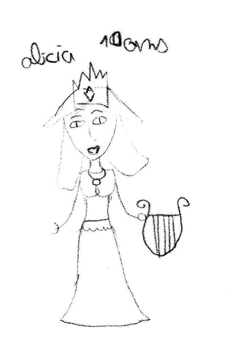Dessin réalisé par Alicia, 10 ans