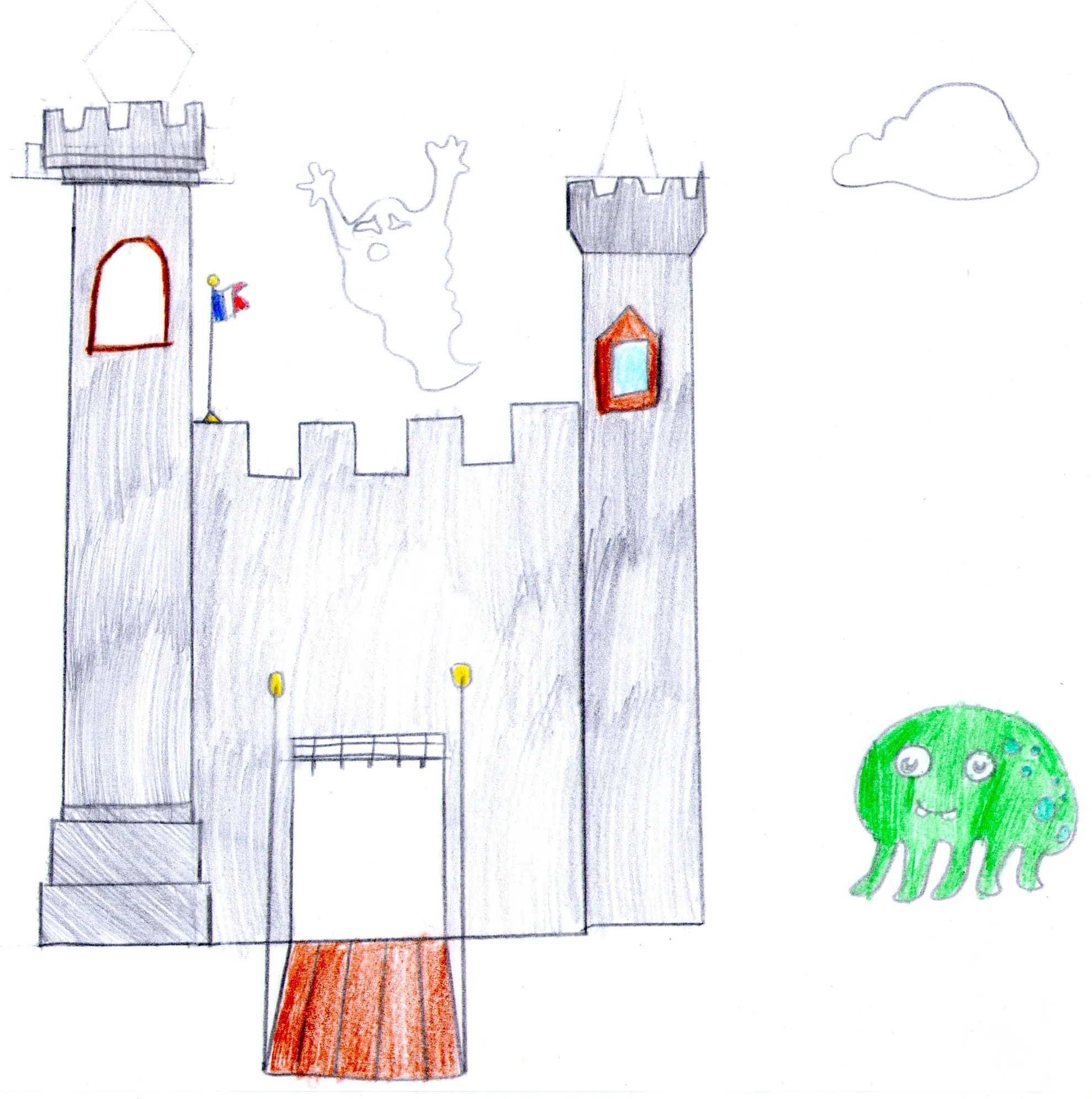 Dessin réalisé par Célestine, 8 ans