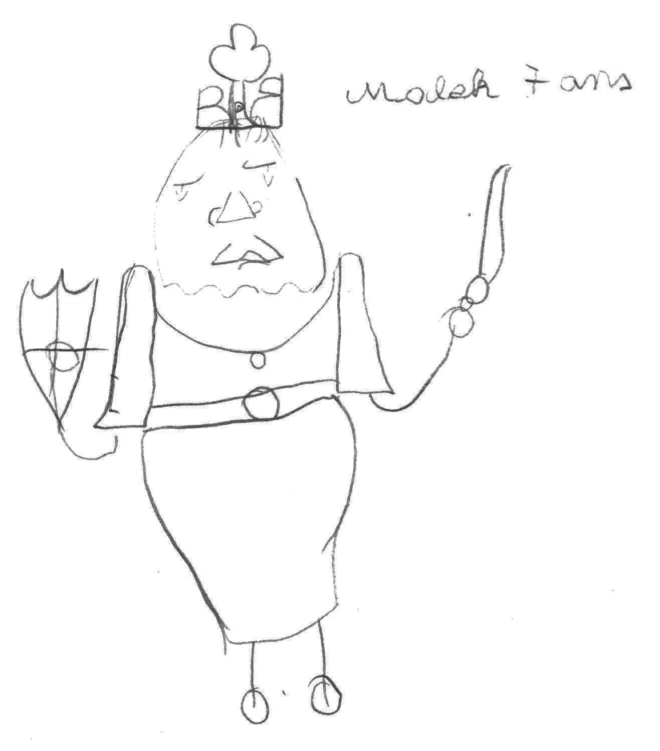 Dessin réalisé par Malek, 7 ans